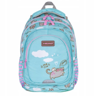 Viackomorový školský batoh Head Shades of purple, Shades of blue, Multicolor 20 l